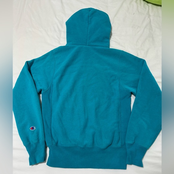 Teal heavyweight Champion sweater - Picture 2 of 3